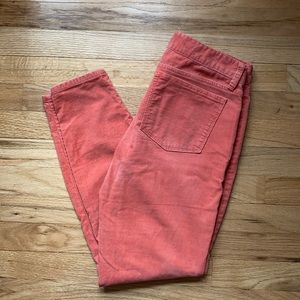 J. Crew Toothpick Corduroy Pants